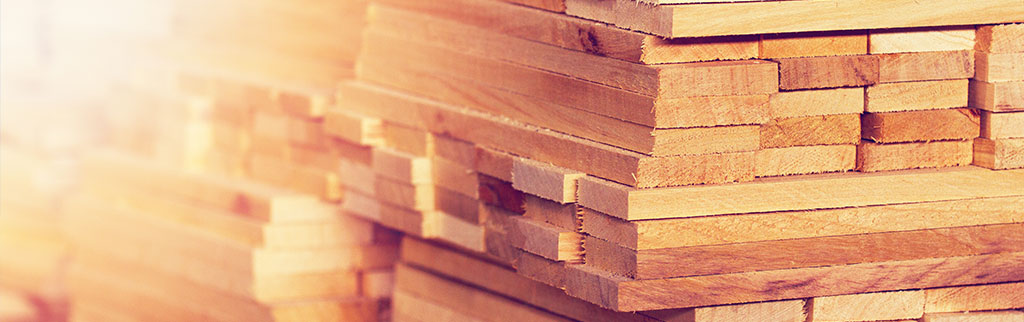 Stacked lumber